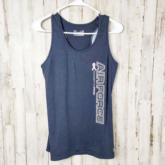 Under Armour Air Force Tank Top Dark Gray Size Large - Picture 1 of 6